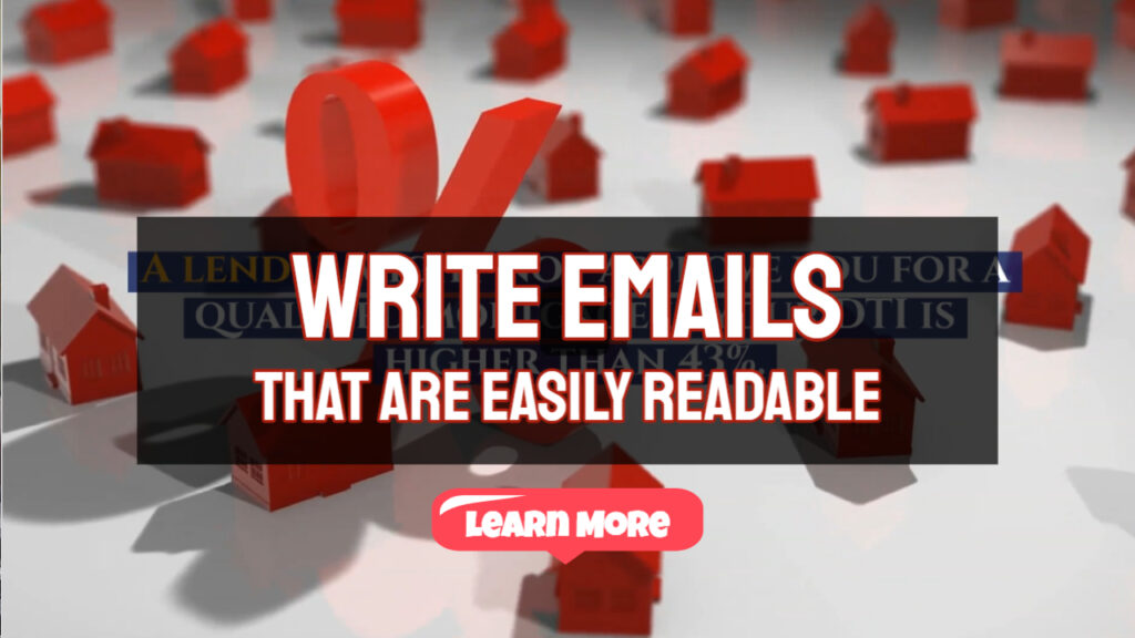 write emails that are easily readable