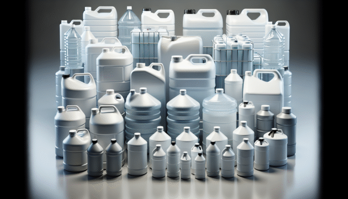 Durable polyethylene water containers in various sizes, from 1-gallon to 55-gallon, ideal for household and emergency applications.