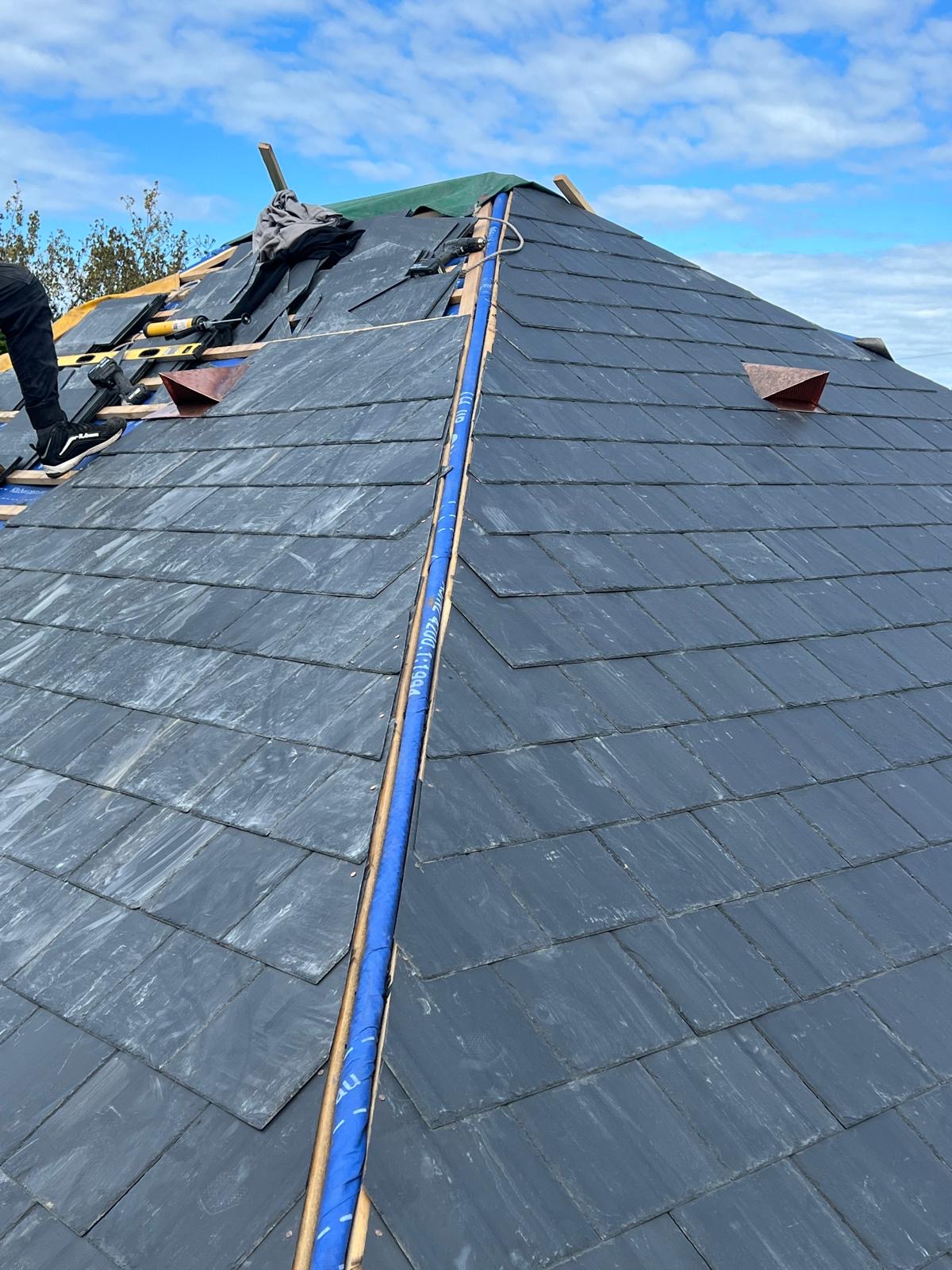 Slate Roof Repair Process
