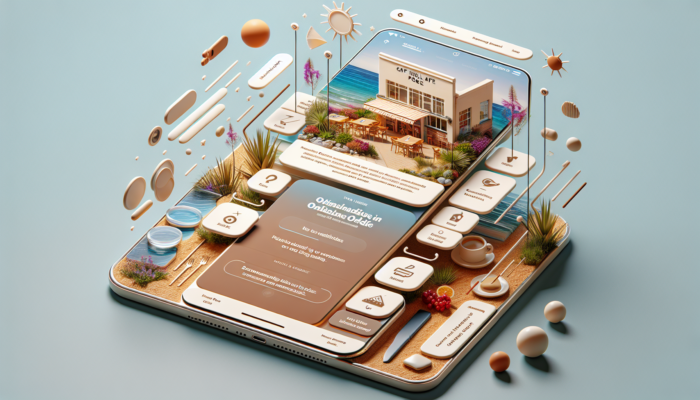 Revamped website for a Poole café showcasing intuitive navigation, streamlined menu on a mobile-friendly interface, and stunning coastal imagery.